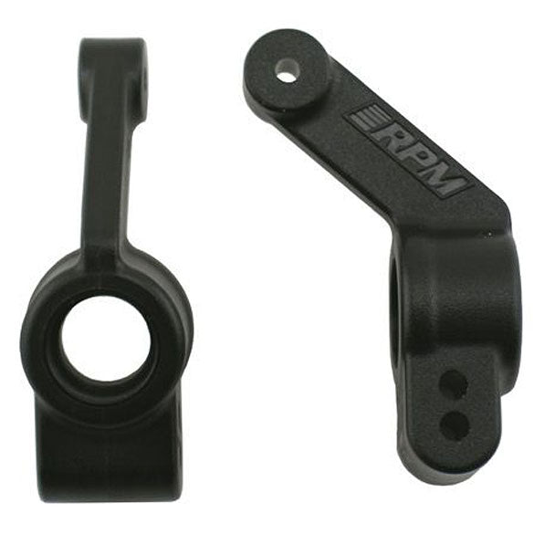 Rear Bearing Carriers, Black: SLH 4x4, ST 4x4